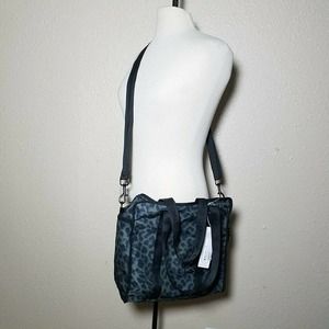 LeSportsac Gabrielle Medium Box Cadet Leopard Tote